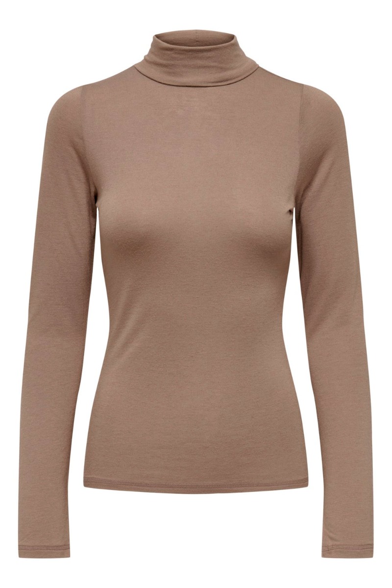 â¤ï¸ JDY - Bluse - JDY Suma Wool L/S Rollneck Top - Toasted Coconut